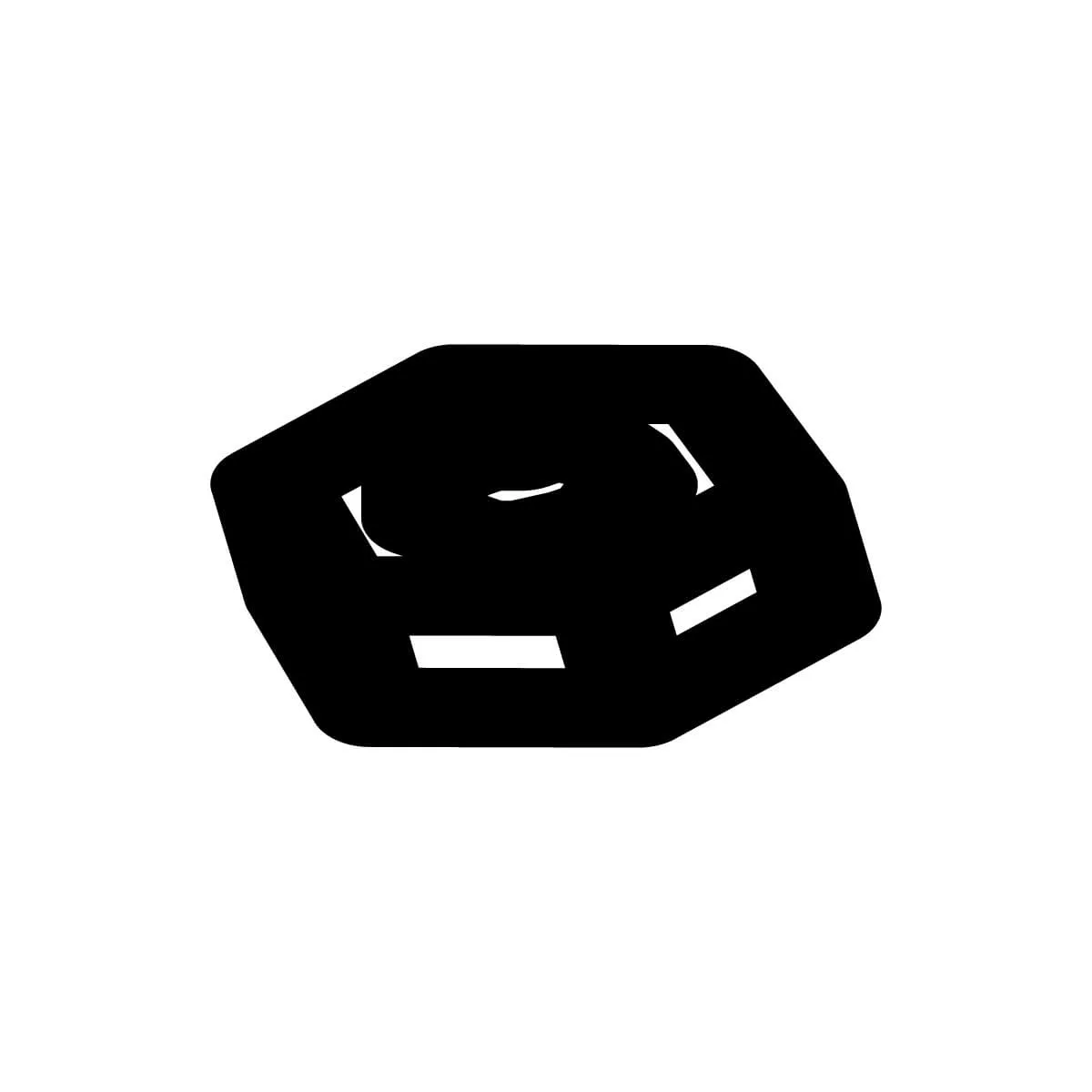 Stainless steel nut H M 4 - Santos #10 (10921) Stainless steel nut H M 4 - Santos #10 (10921)