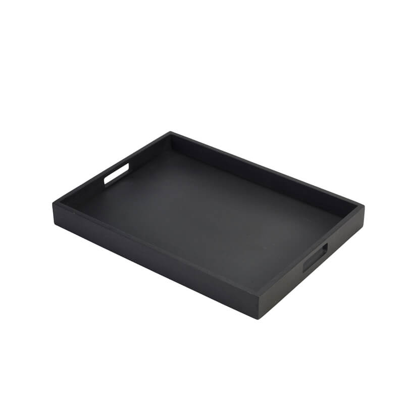 Butlers tray, acacia wood black - 44x32x4,5cm Butlers tray, acacia wood black - 44x32x4,5cm