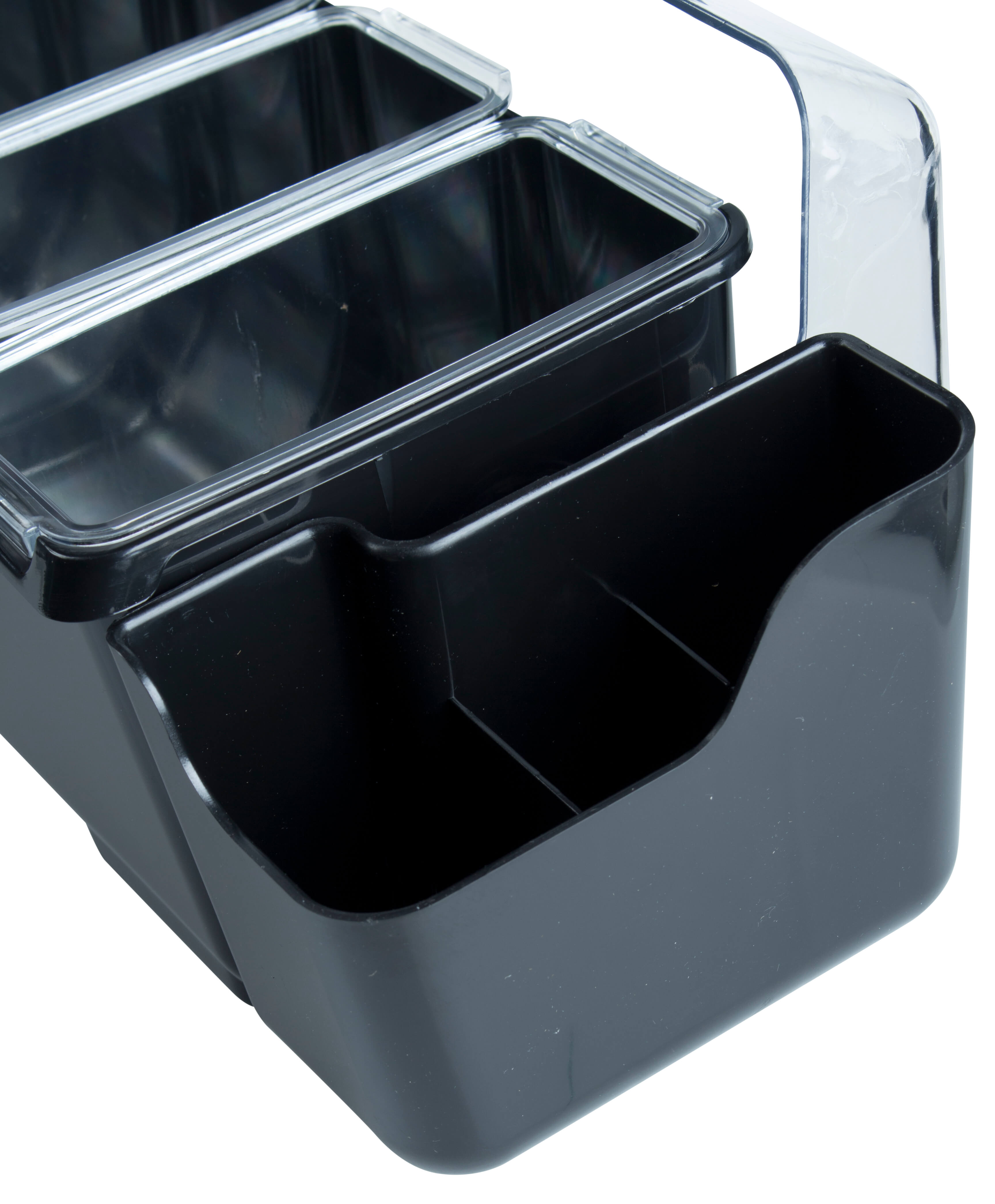 Condiment holder Prime Bar Premium - 6 containers (0,9l) + 2 straw containers - irregular stock