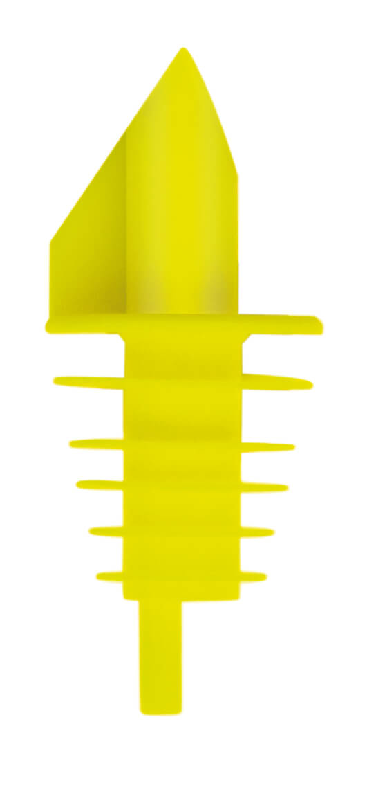 Pourer, plastic, medium - neon yellow