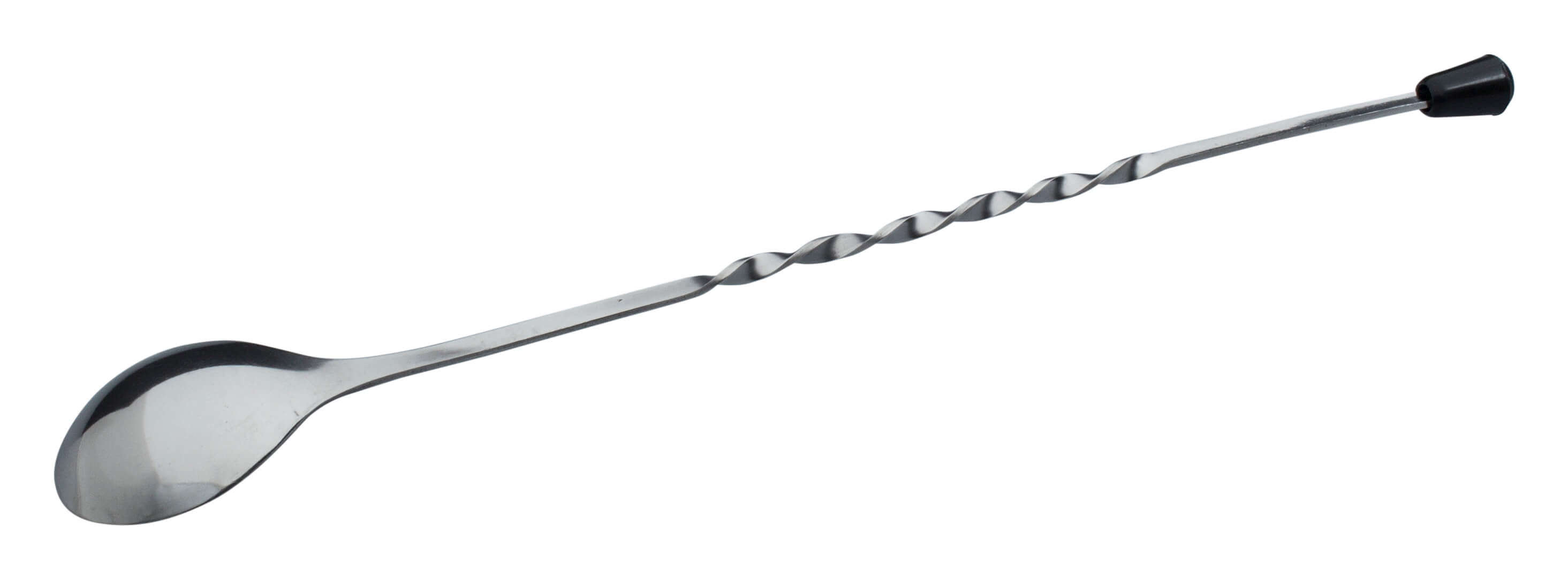 Bar spoon twisted, black end, Prime Bar - 28,5cm