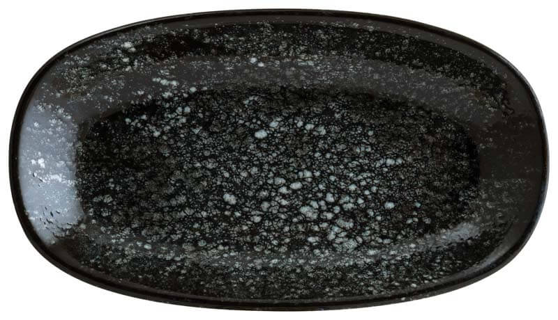 Bonna Cosmos Black Oval plate 24x14cm black - 12 pcs. Bonna Cosmos Black Oval plate 24x14cm black - 12 pcs.