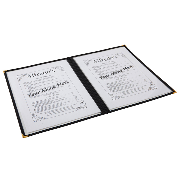 American Style Clear Menu Holder, A4 - 2 sheets / 4 pages American Style Clear Menu Holder, A4 - 2 sheets / 4 pages