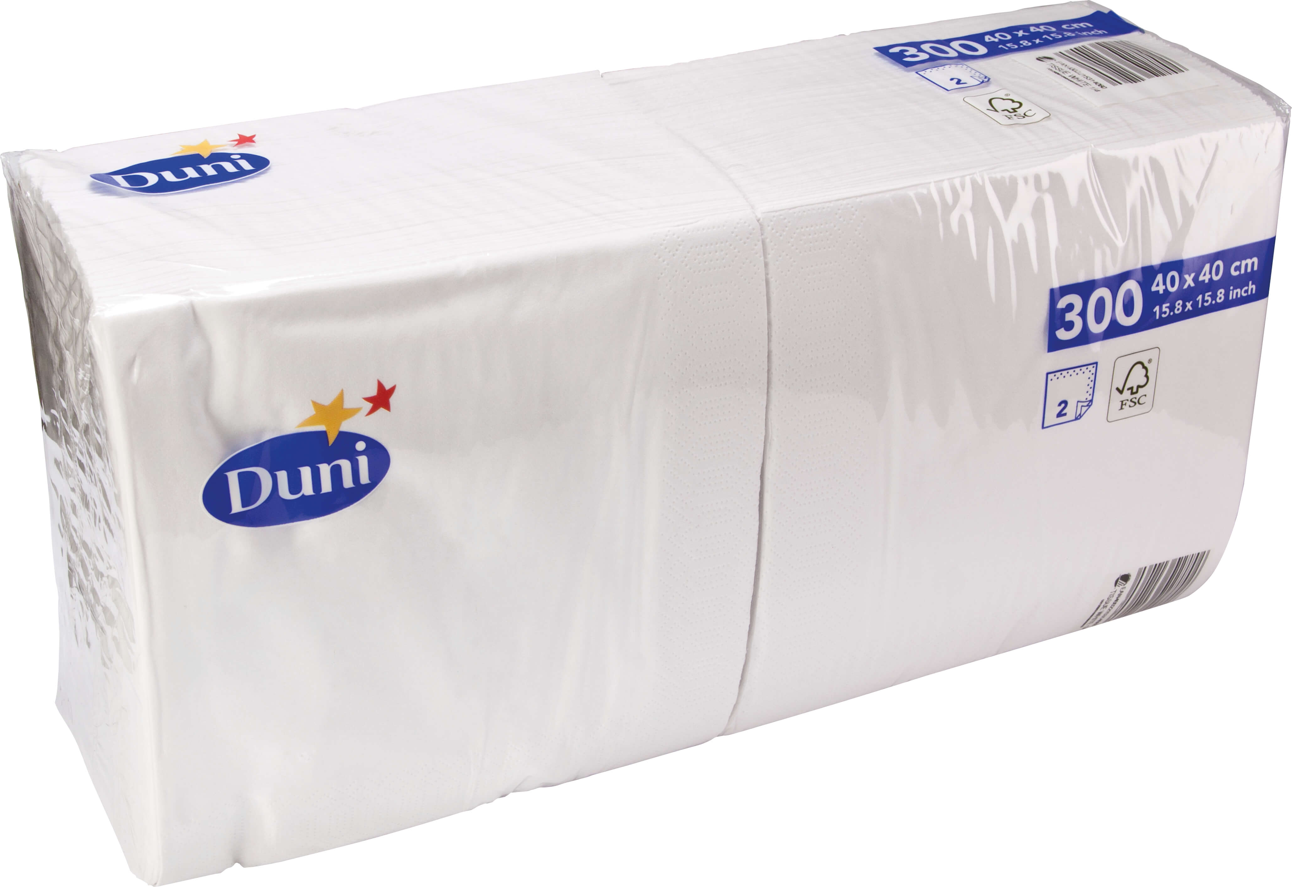Pure pulp tissue, 2-plies - 40 x 40cm (300pcs.)
