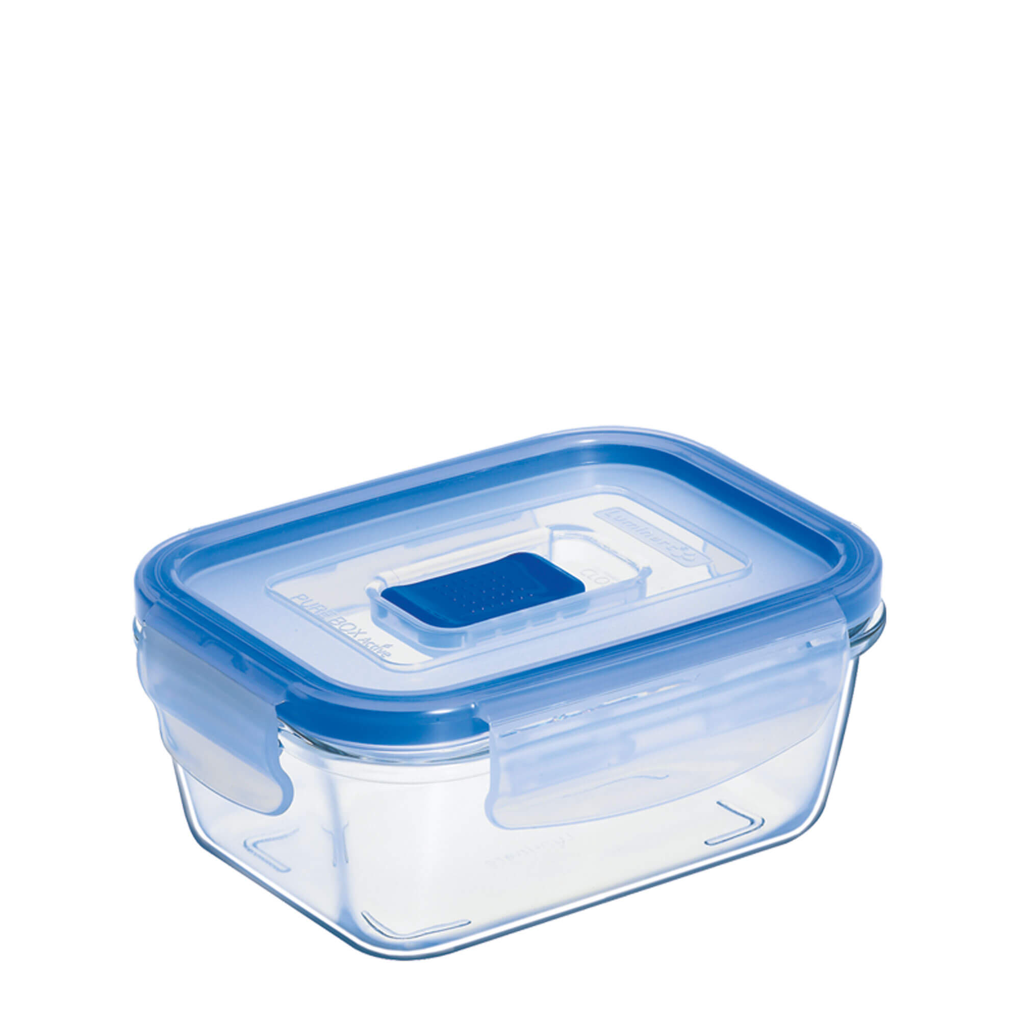 Glass storage box Pure Box Active, Luminarc, rectangular - 380ml