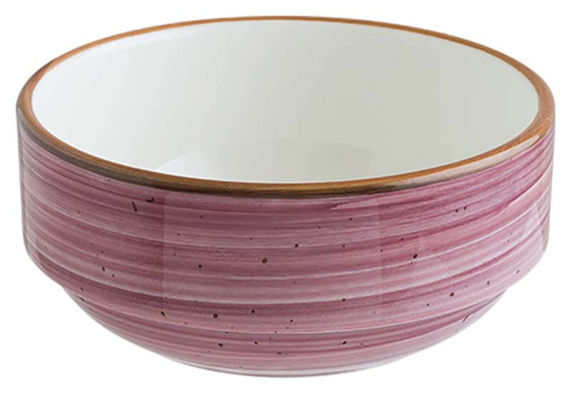 Bonna Aura Blackberry Banquet Stackable bowl 12cm purple - 12 pcs. Bonna Aura Blackberry Banquet Stackable bowl 12cm purple - 12 pcs.