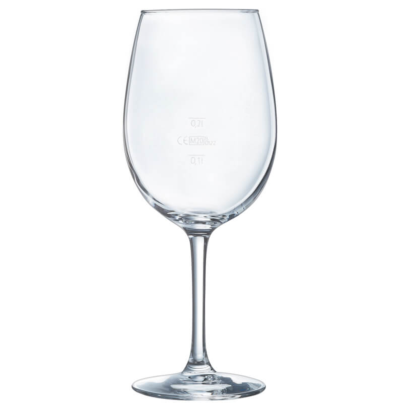 Wine glass Vina, Arcoroc - 480ml, 0,1+0,2l CM (18 pcs.)
