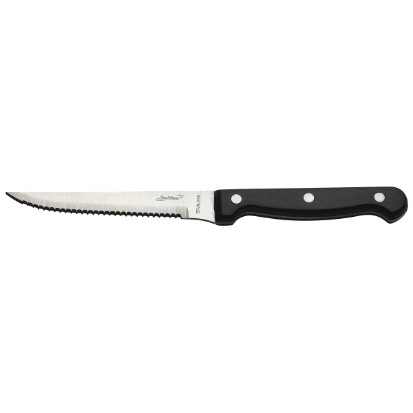 Steak knife with black handle - 22cm (12 pcs.) Steak knife with black handle - 22cm (12 pcs.)