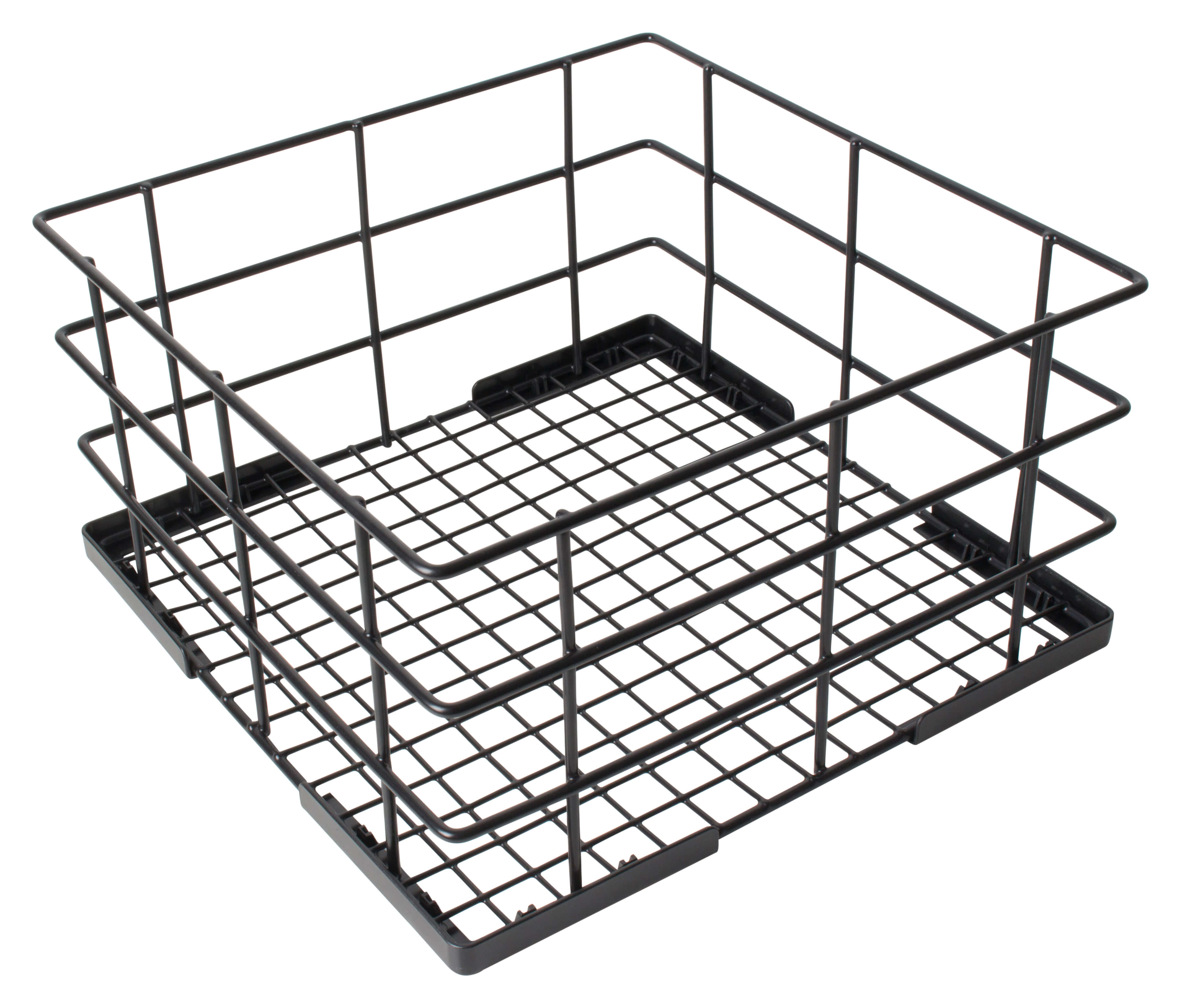 Universal glass racks/ Drahtkorb, PE-beschichtet - 35x35cm