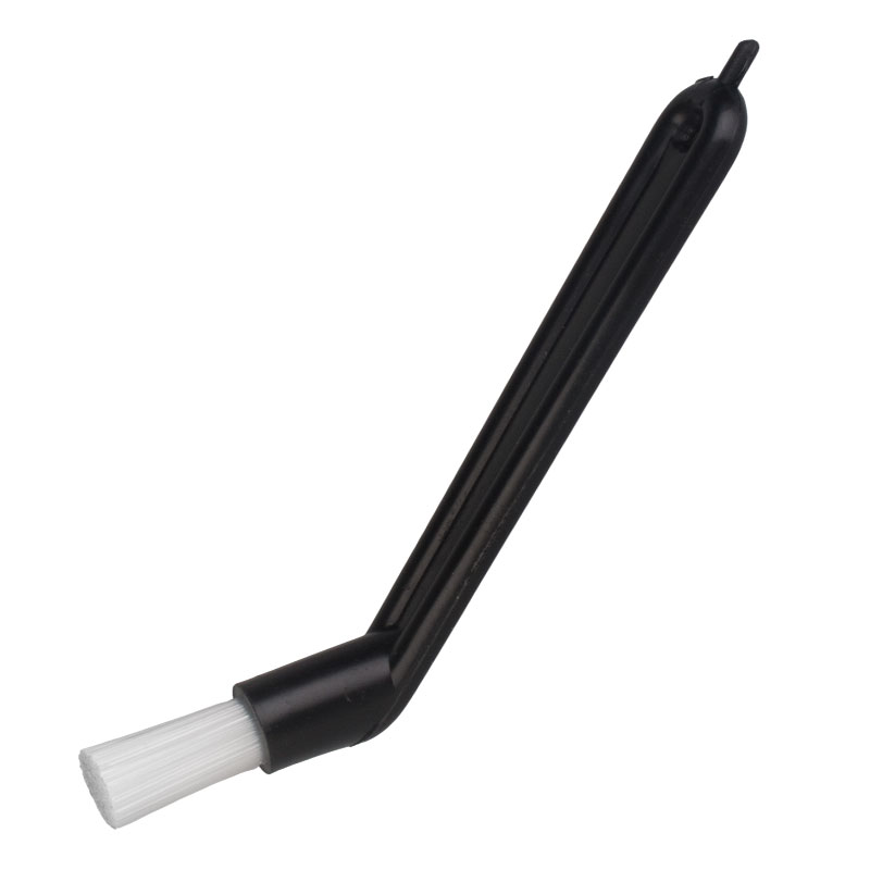 Group head cleaning brush, black plastic - 15cm