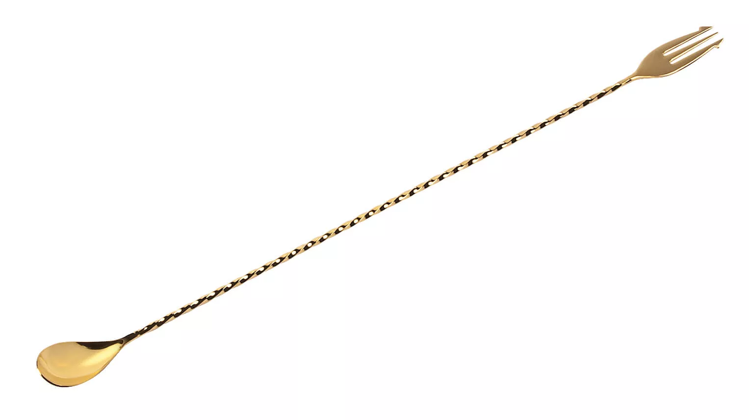 Bar spoon Japanese, gold-look - 24cm Bar spoon Japanese, gold-look - 24cm