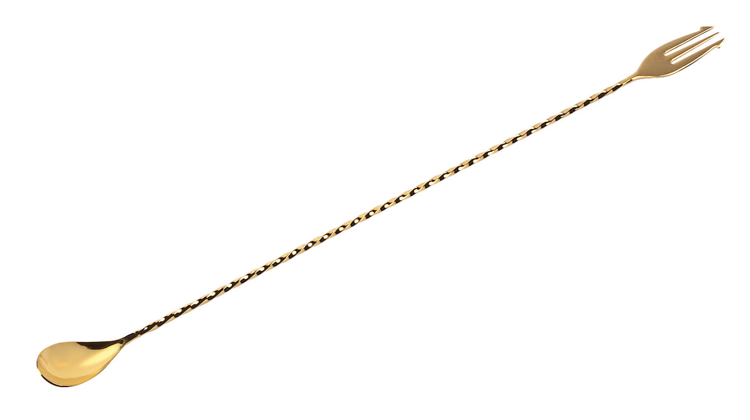 Bar spoon Japanese, gold-look - 24cm