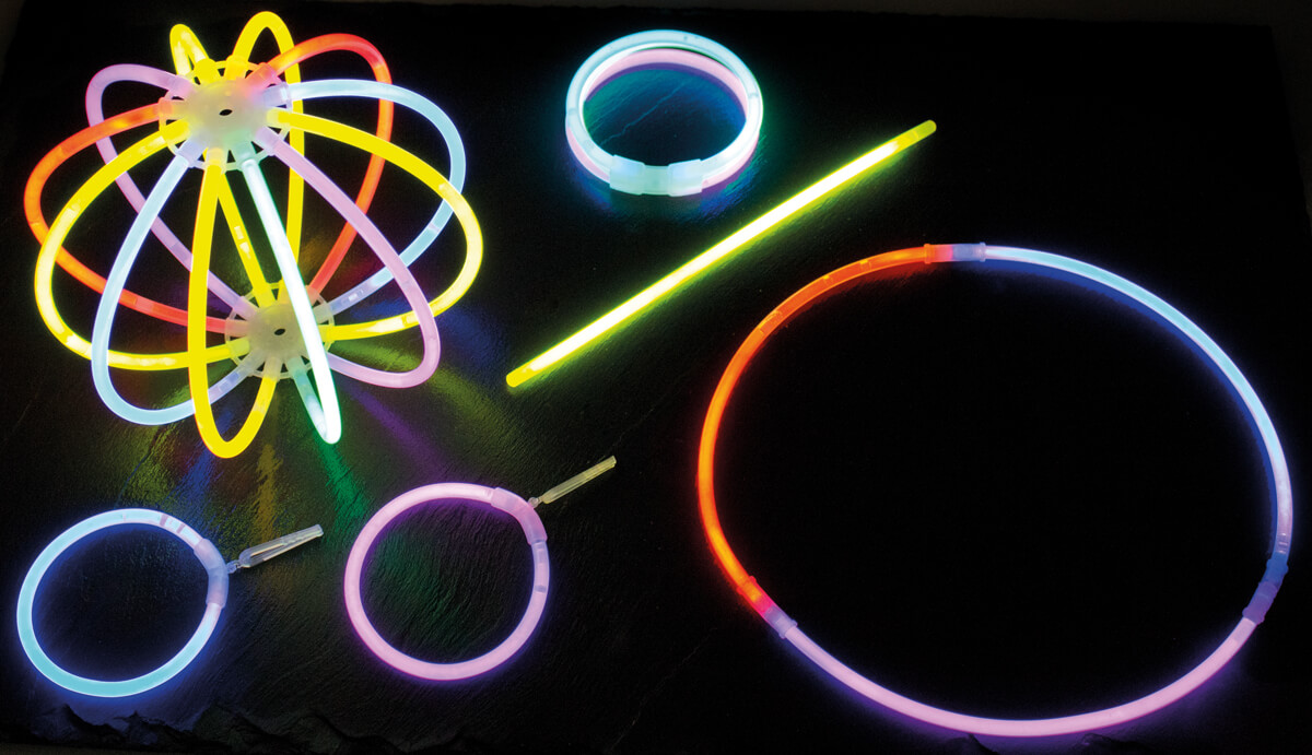 Nico glow sticks, colored, pack of 50