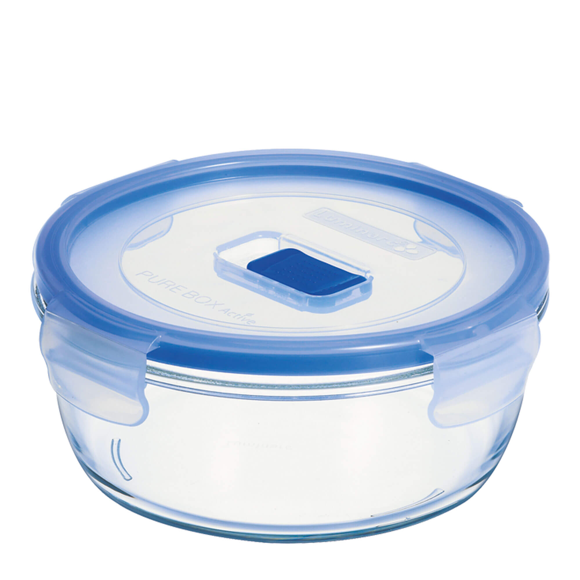 Glass storage box Pure Box Active, Luminarc, round - 920ml