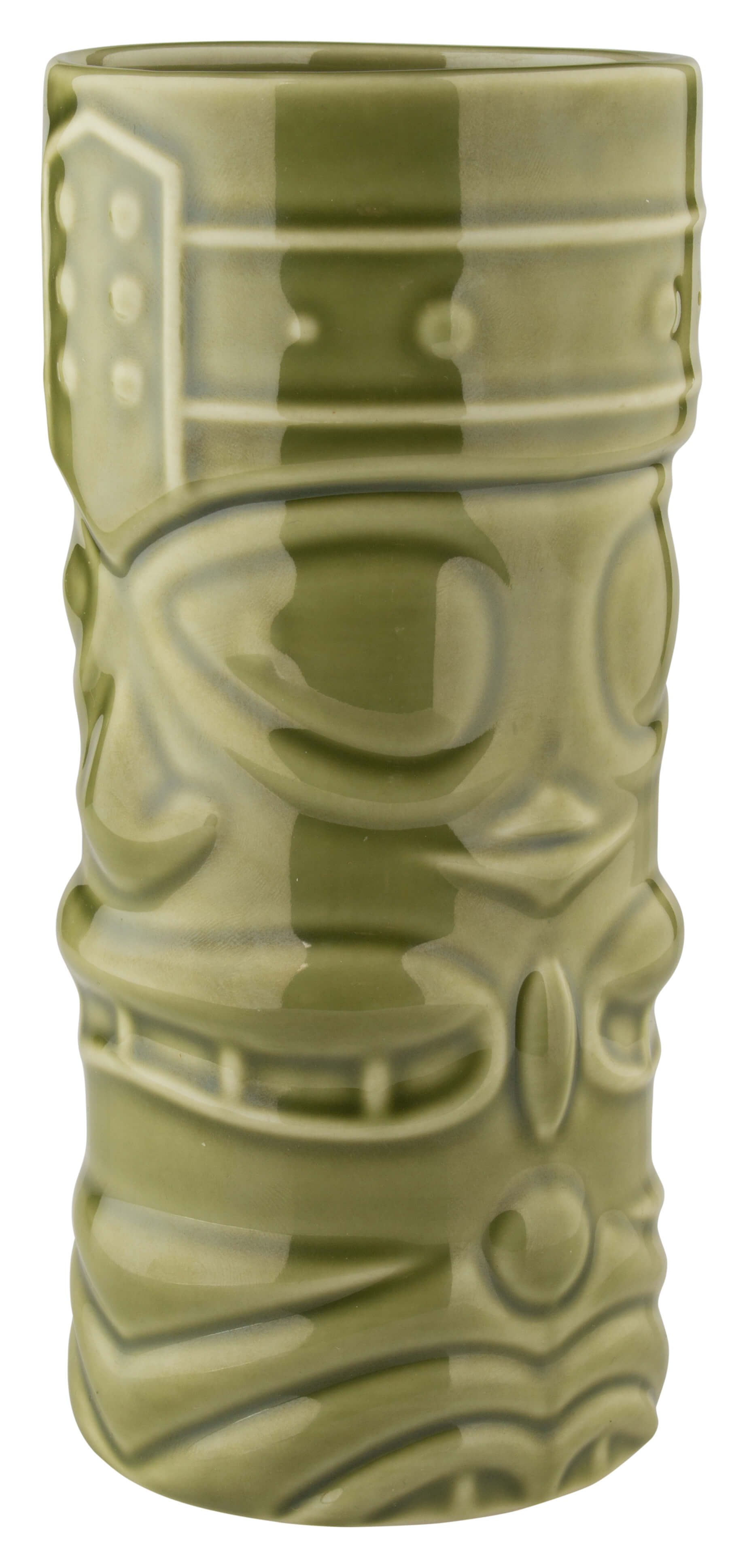 Tiki Mug Face, green - 400ml
