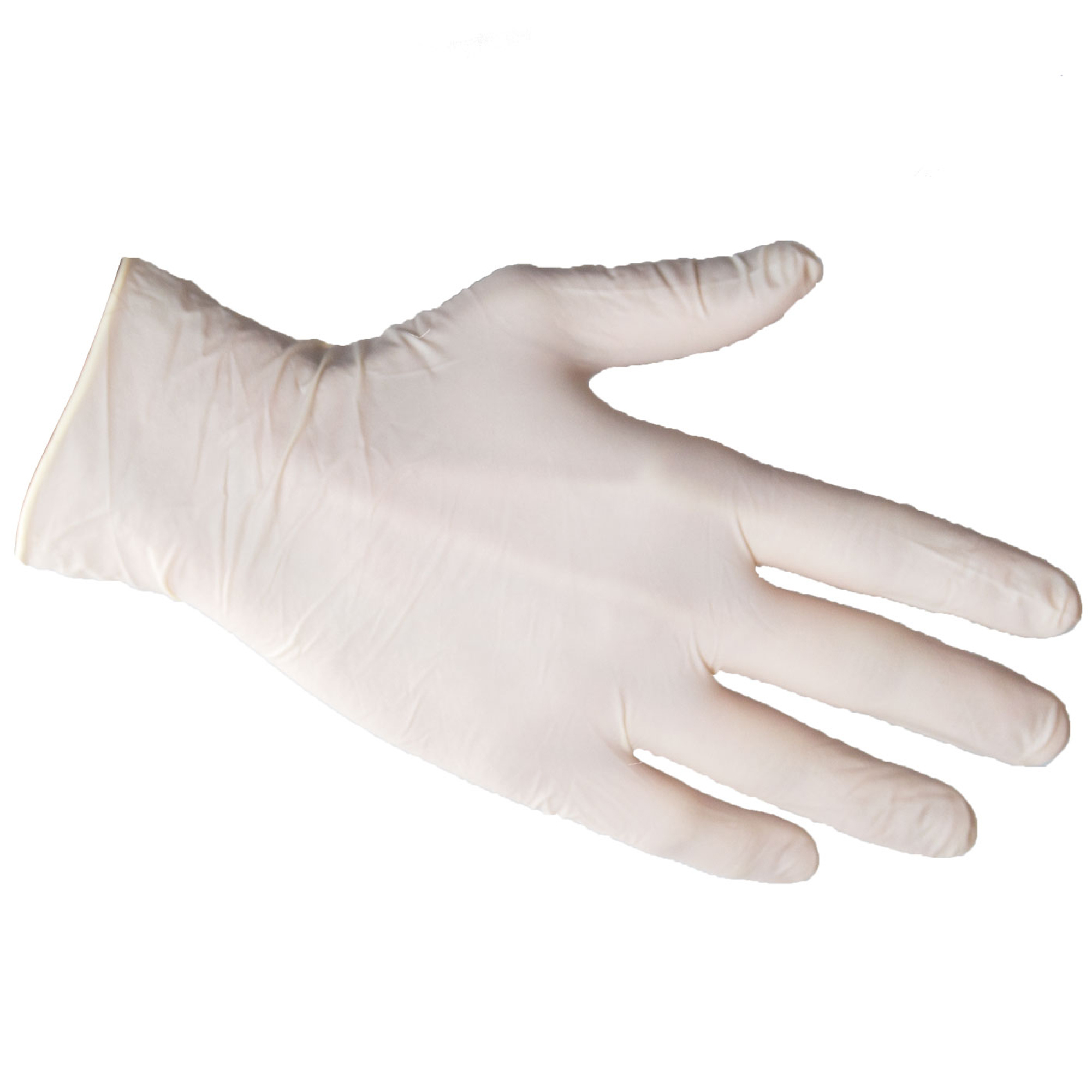 Latex gloves white, powder-free (100 pcs.)