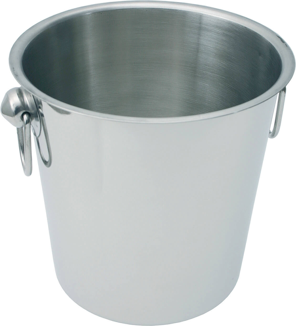 Bottle cooler - stainles steel plain, 19cm