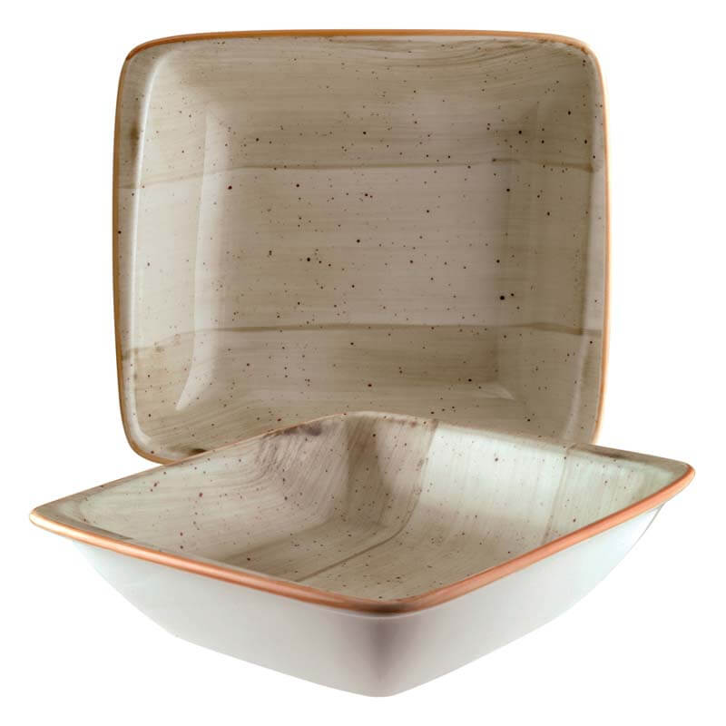 Bonna Aura Terrain Moove Deep plate 19x17cm beige - 12 pcs. Bonna Aura Terrain Moove Deep plate 19x17cm beige - 12 pcs.