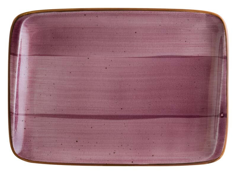 Bonna Aura Blackberry Moove plate 23x16cm purple - 12 pcs.