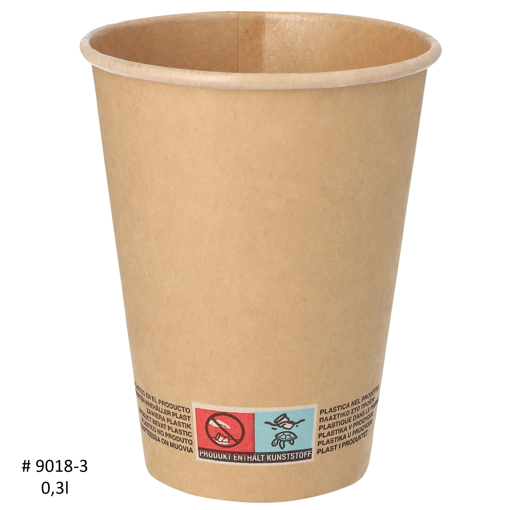 Lids for Espresso cups, plastic white - 6cm (50 pcs.)