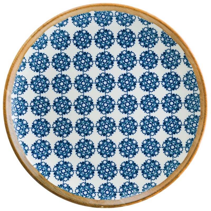 Bonna Lotus Gourmet Plate 27cm blue - 12 pcs.