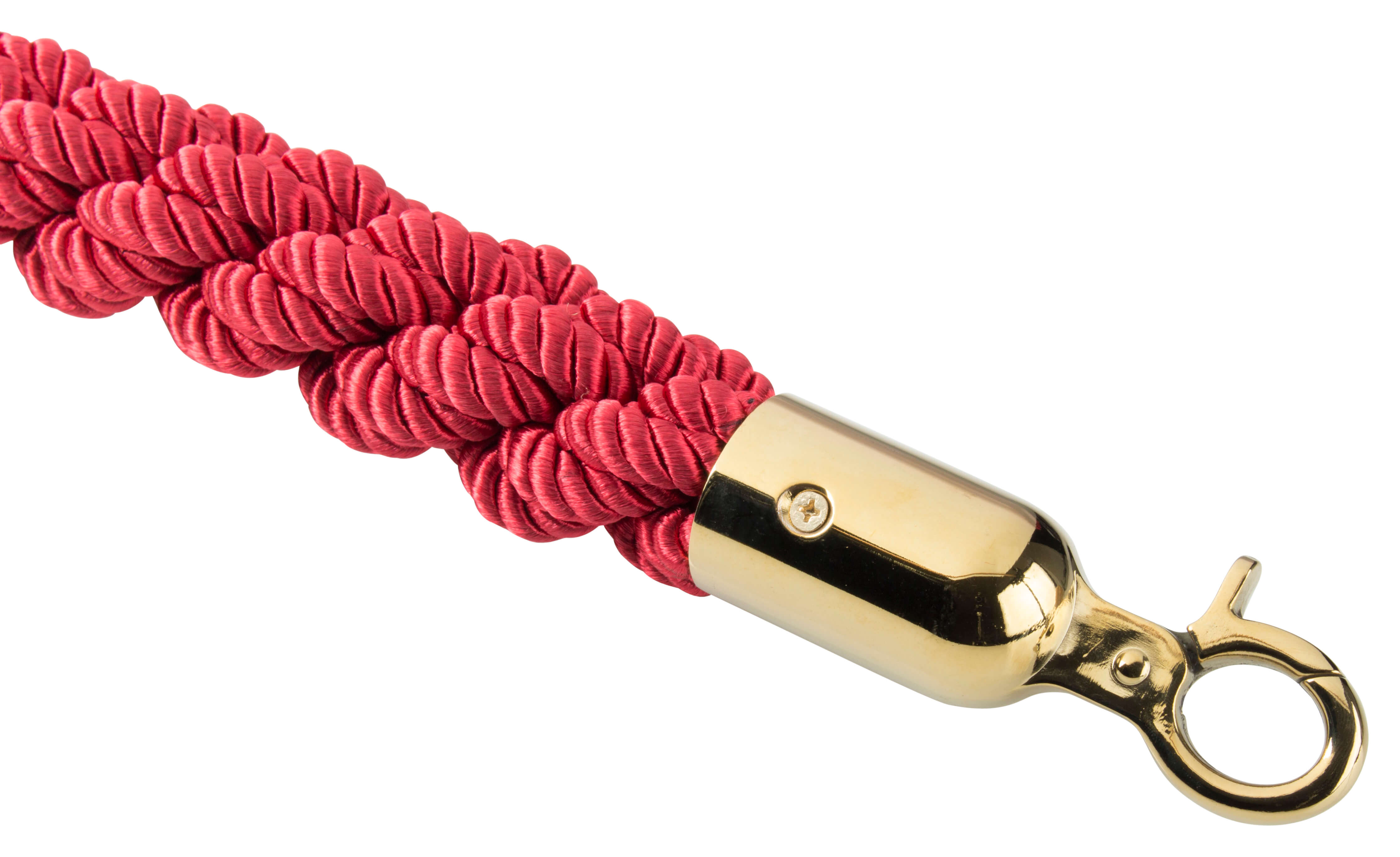 queue-management cord 2500x32mm red/titanium gold