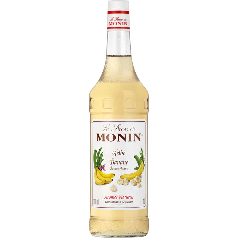 Banana Yellow - Monin Syrup (1,0l) Banana Yellow - Monin Syrup (1,0l)