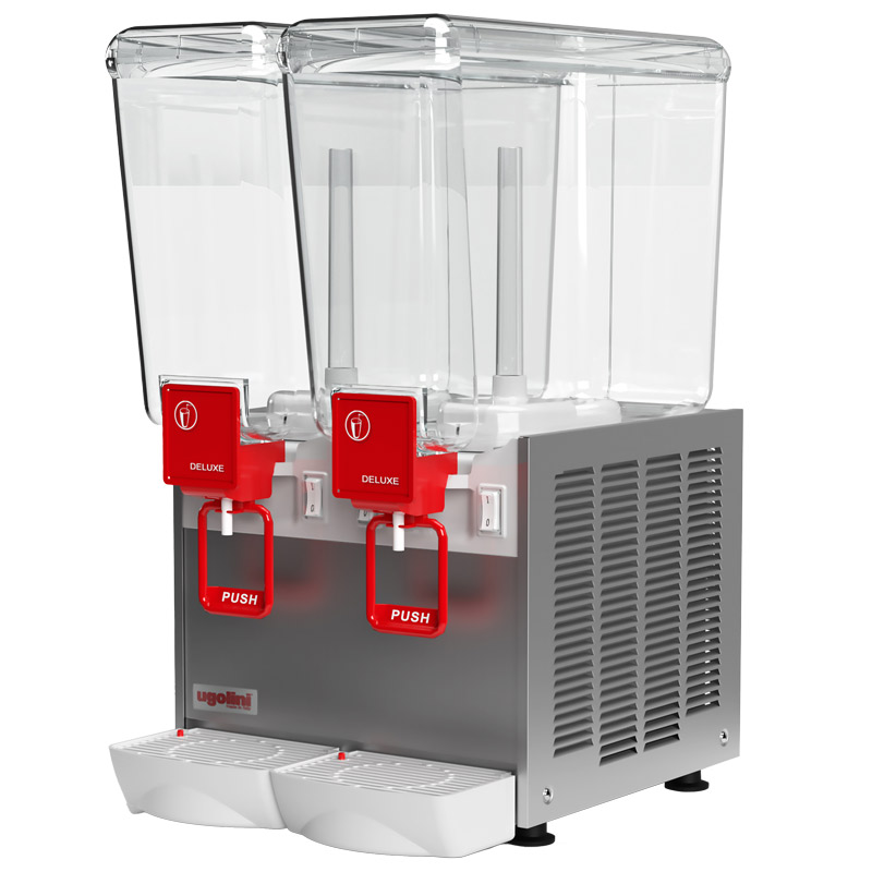 Arctic Deluxe 20/2 cold beverage dispenser – 2 x 20 liters, carbonation system