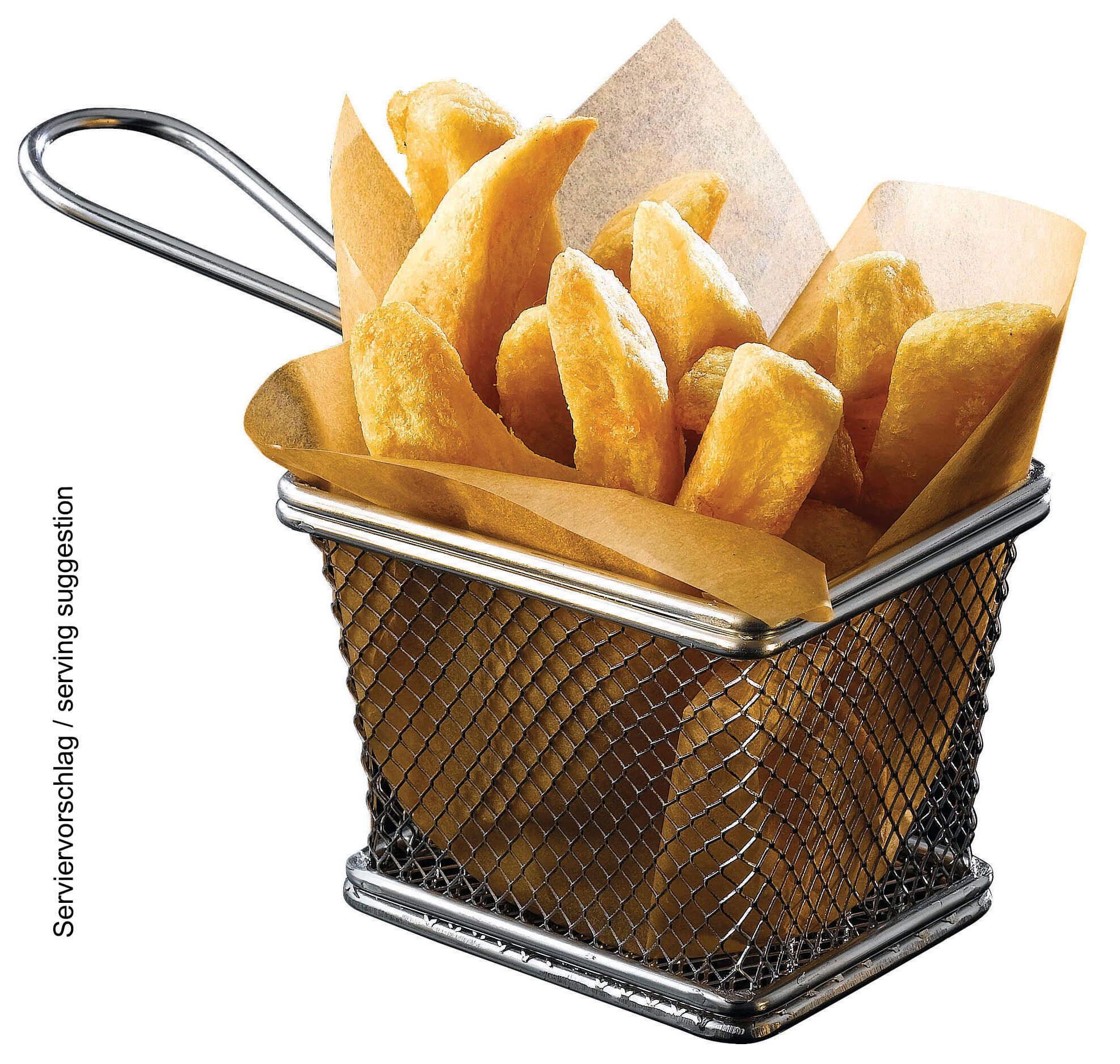 Fry basket stainless steel - 12,5x10x8,5cm