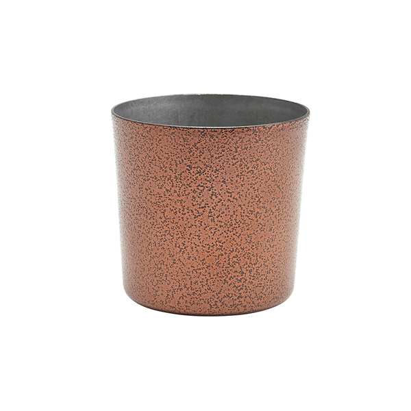 Serving Cup stainless steel antique copper-colored - 8,5x8,5cm/420ml (12 pcs.)