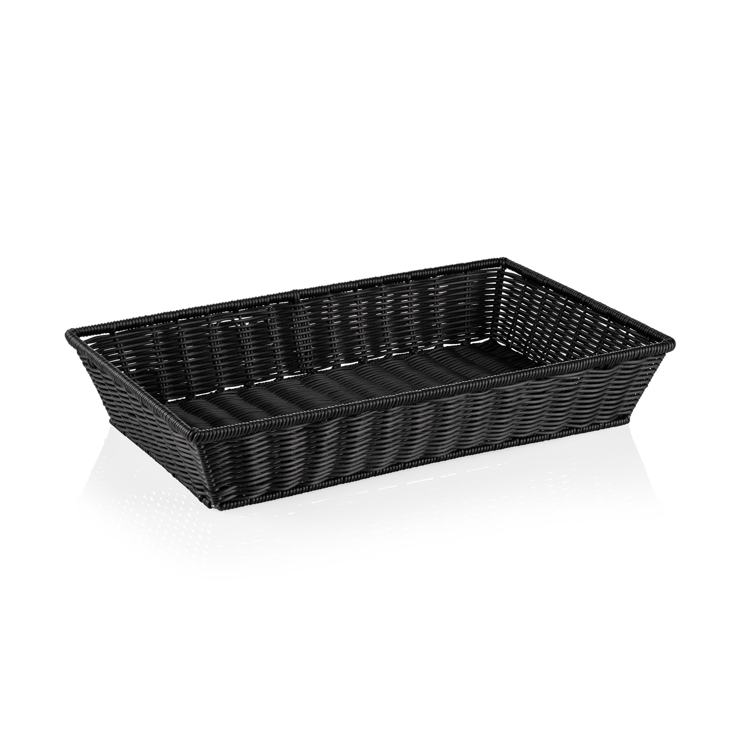 Polypropylene basket, 53x32,5x10cm (GN 1/1) - black