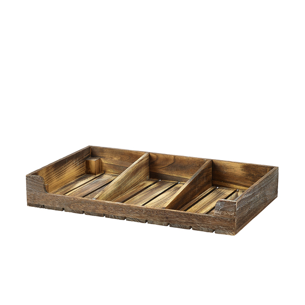 GN1/1 Rustic Wooden Display Crate GN1/1 Rustic Wooden Display Crate