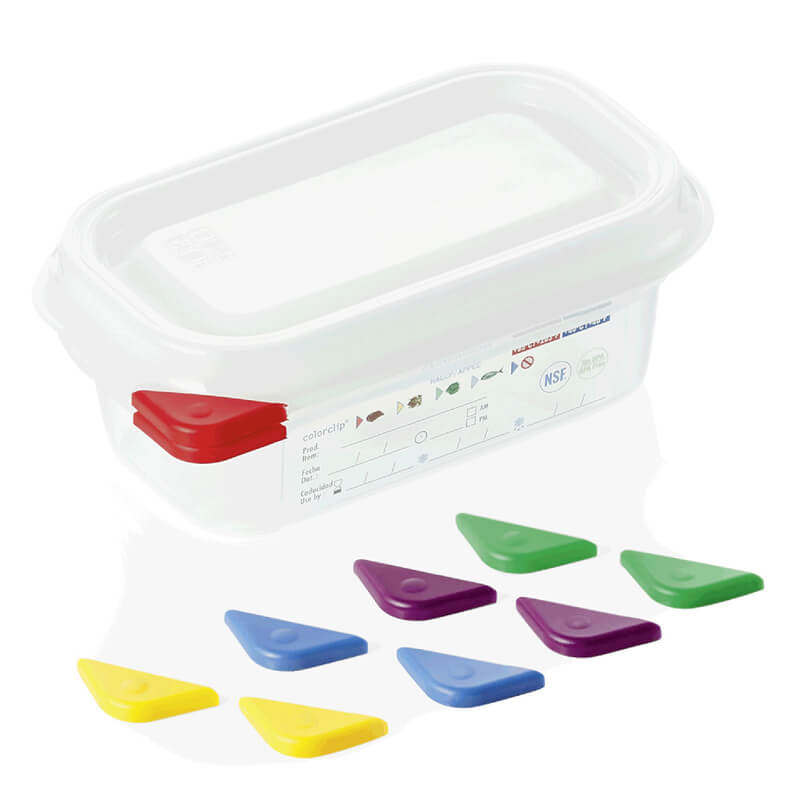 GN Container 1/9 set incl. lid, PP - 0,6l / H 6,5cm (1 pc.) GN Container 1/9 set incl. lid, PP - 0,6l / H 6,5cm (1 pc.)