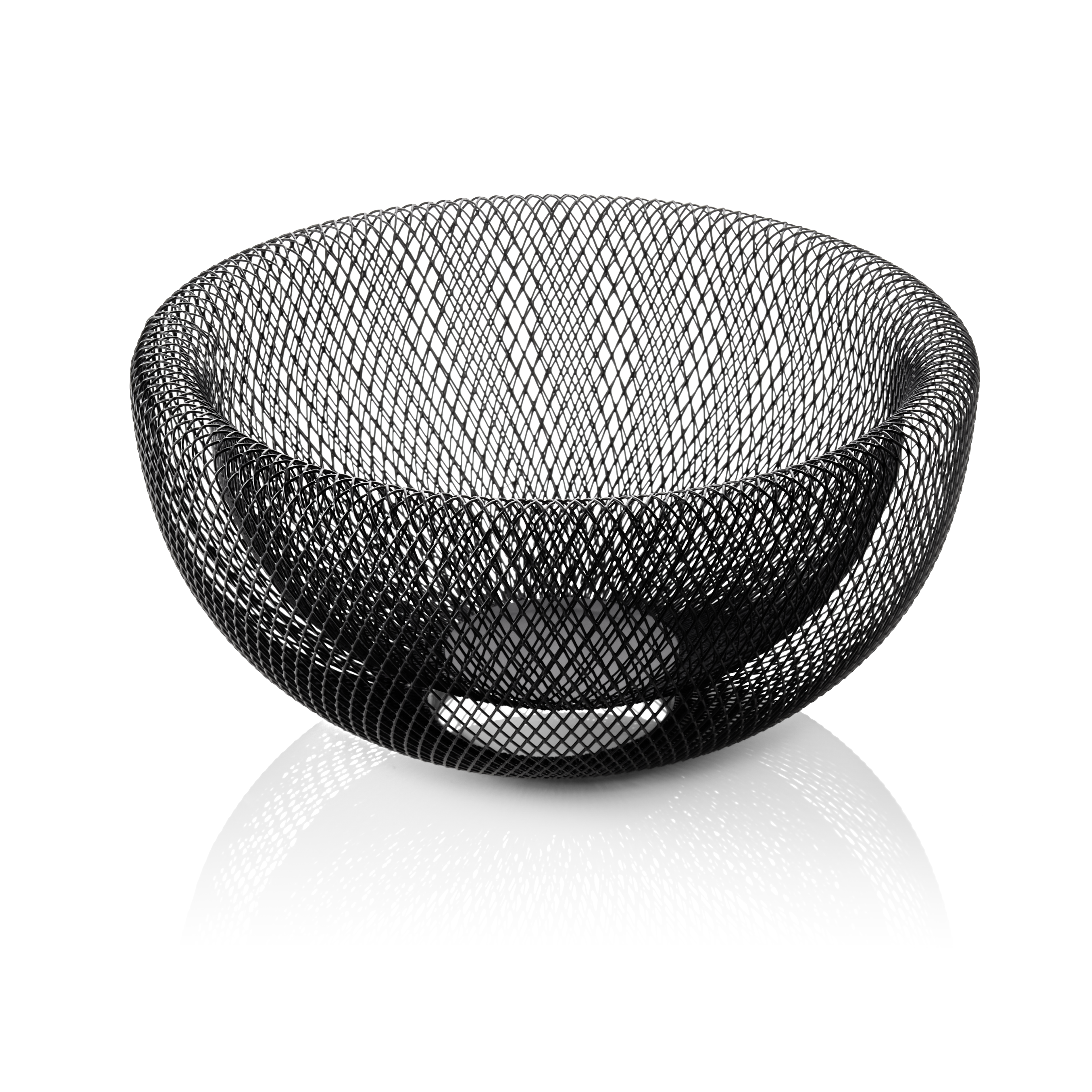 Basket / fruit basket, metal black - 29,5cm