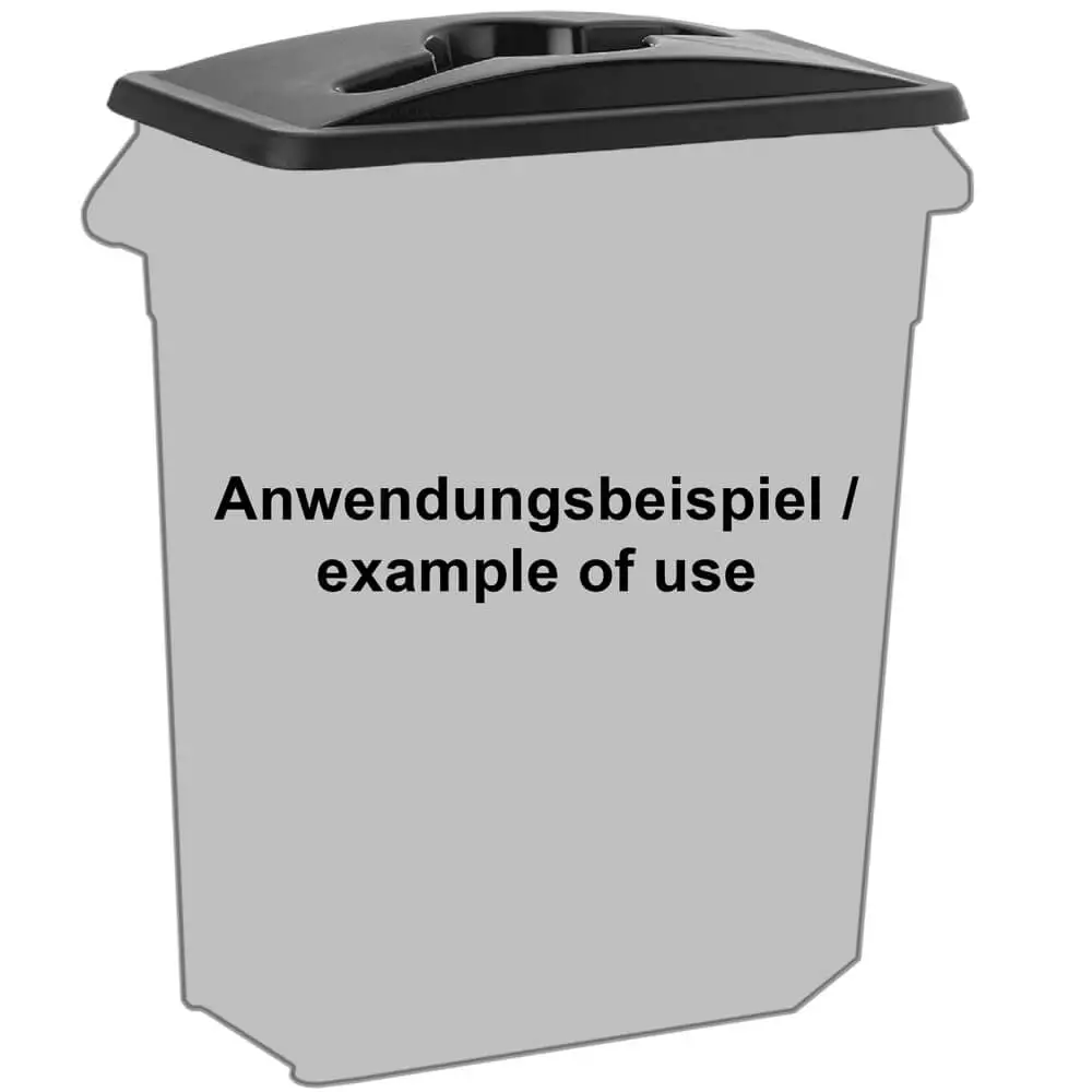 Lid for waste bin #8616 - black Lid for waste bin #8616 - black