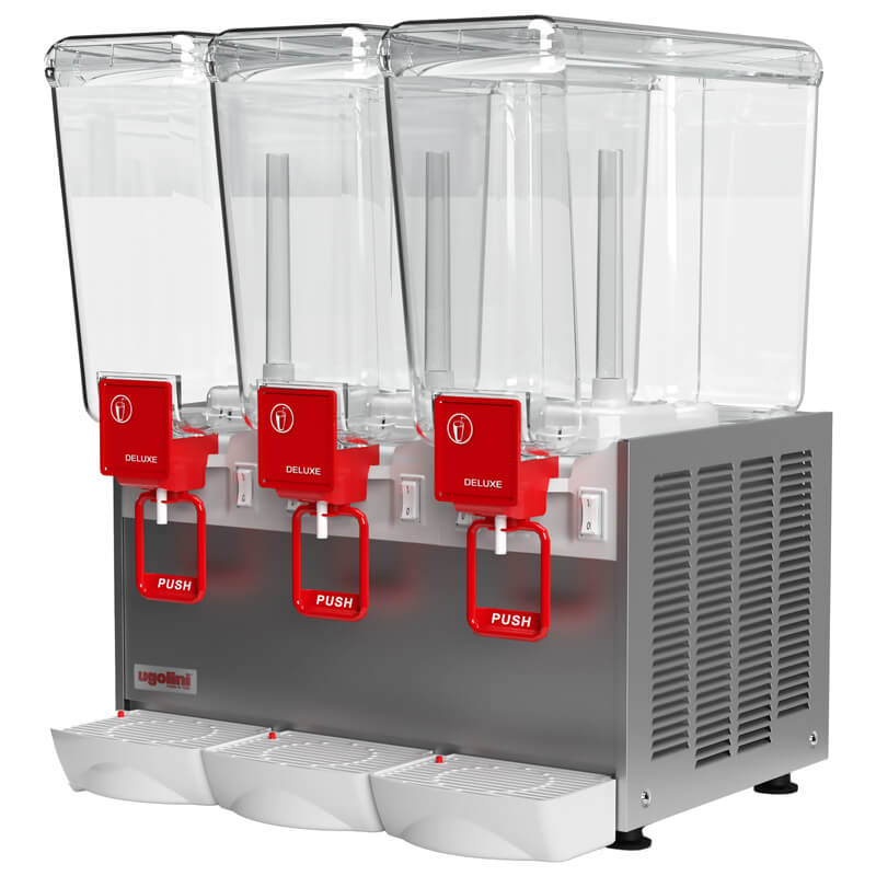 Arctic Deluxe 20/3 cold beverage dispenser – 3 x 20 liters, carbonation system