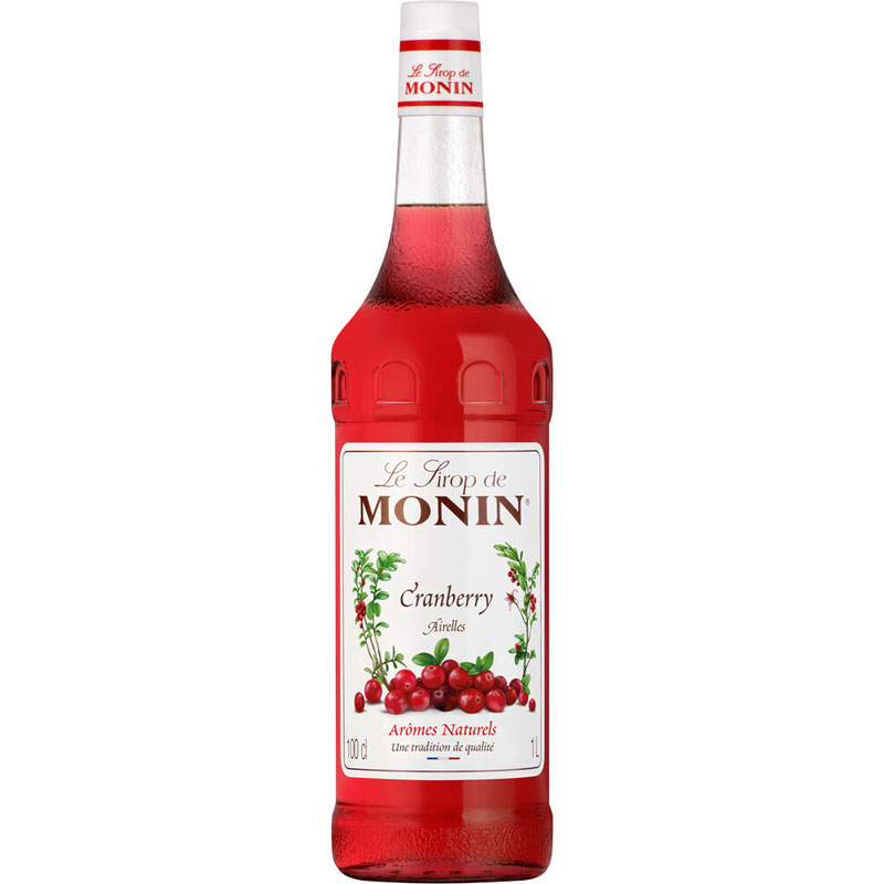 Cranberry - Monin Syrup (1,0l) Cranberry - Monin Syrup (1,0l)