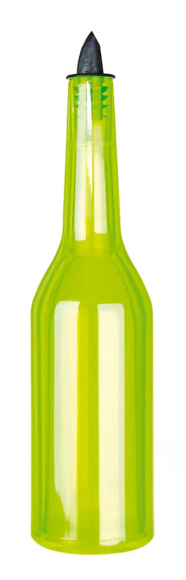 Flair Bottle Kryptonite, neon green fluorescing - 750ml Flair Bottle Kryptonite, neon green fluorescing - 750ml