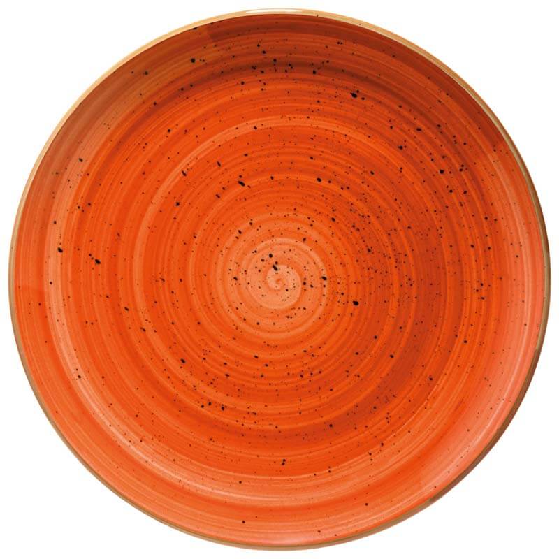 Bonna Aura Terracotta Gourmet Plate 27cm orange - 12 pcs.
