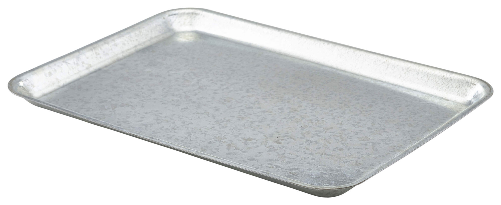 Tray, galvanized steel - 37x26,5cm