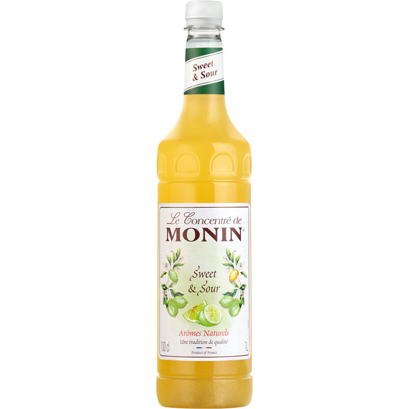 Sweet & Sour - Monin Syrup, PET bottle (1,0l) Sweet & Sour - Monin Syrup, PET bottle (1,0l)