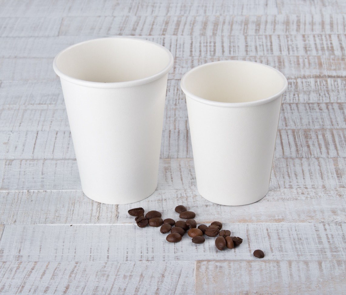 Coffee lids, Huhtamaki, plastic, white - 0,2l (100 pcs.)