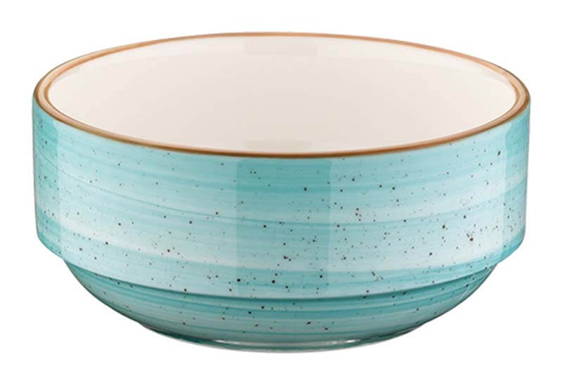 Bonna Aura Aqua Banquet Stackable bowl 6cm turquoise - 24 pcs.