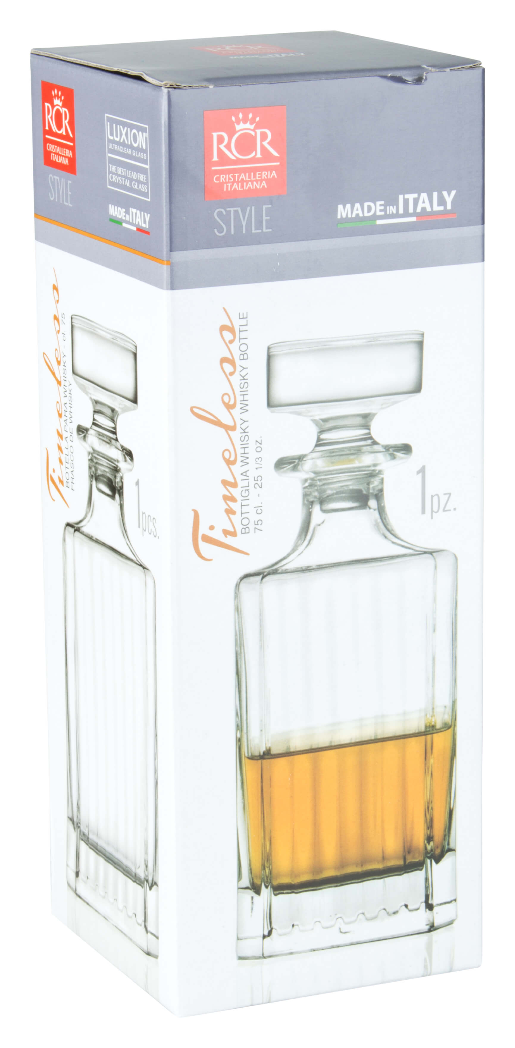Whisky decanter Timeless, RCR - 750ml Whisky decanter Timeless, RCR - 750ml