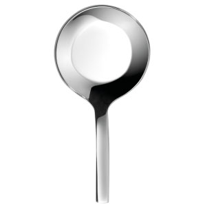 Tasting spoon round, stainless steel - 9,0cm (12 pcs.)