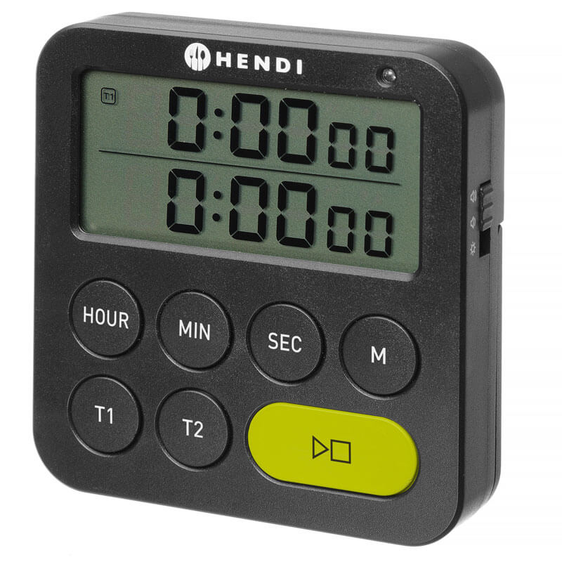 Double timer / kitchen timer - ABS plastic
