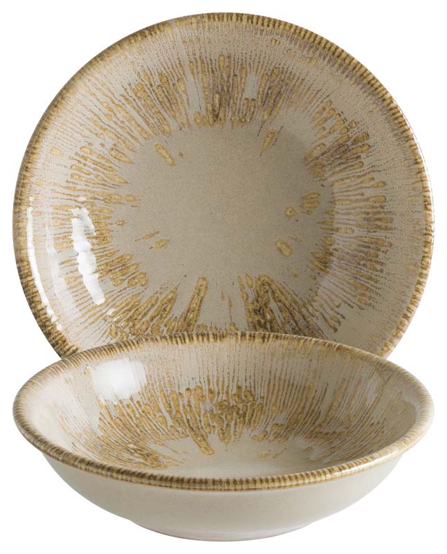 Bonna Snell Sand Gourmet Bowl 13cm beige - 12 pcs. Bonna Snell Sand Gourmet Bowl 13cm beige - 12 pcs.