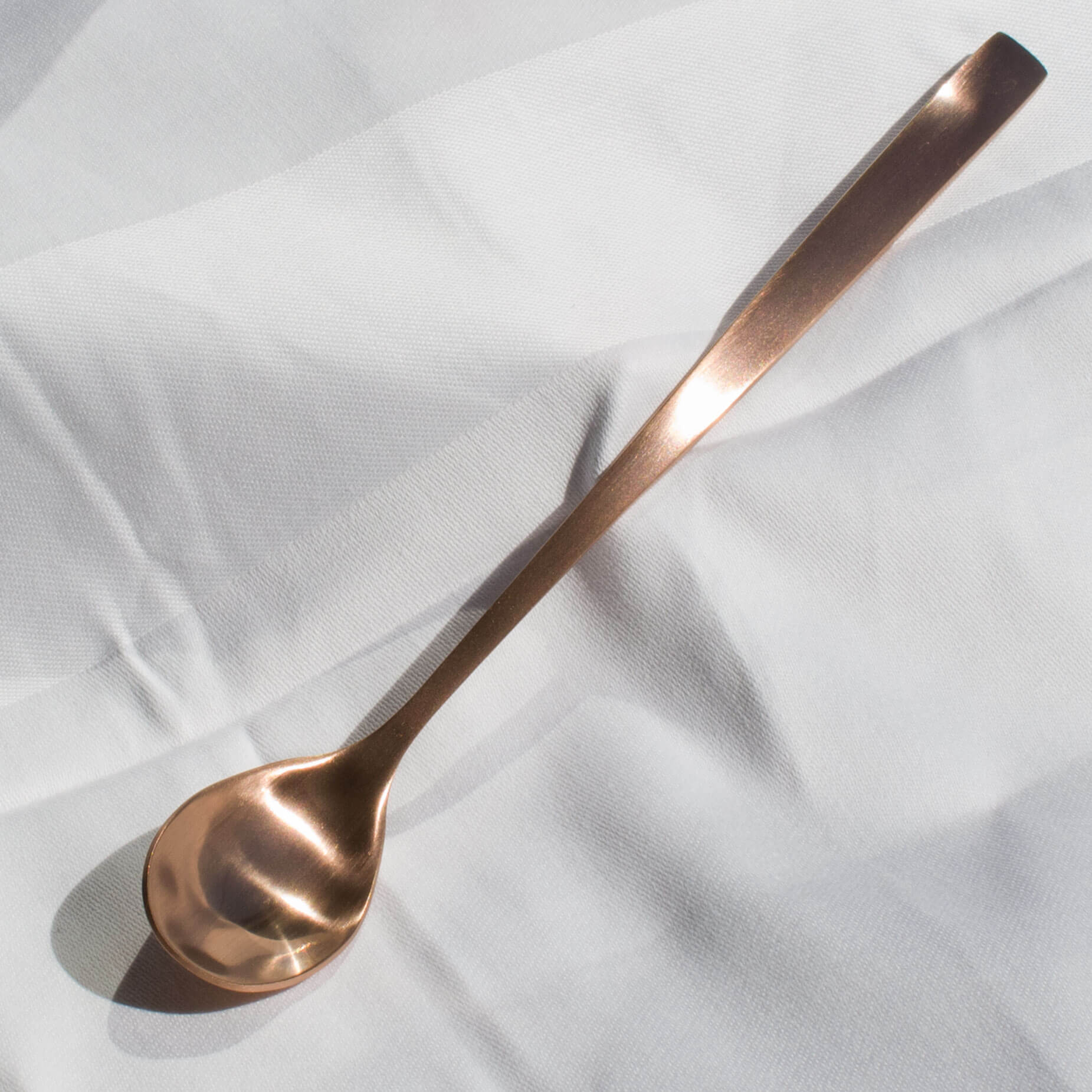 Soda spoons Comas BCN - copper-colored (12 pcs.)