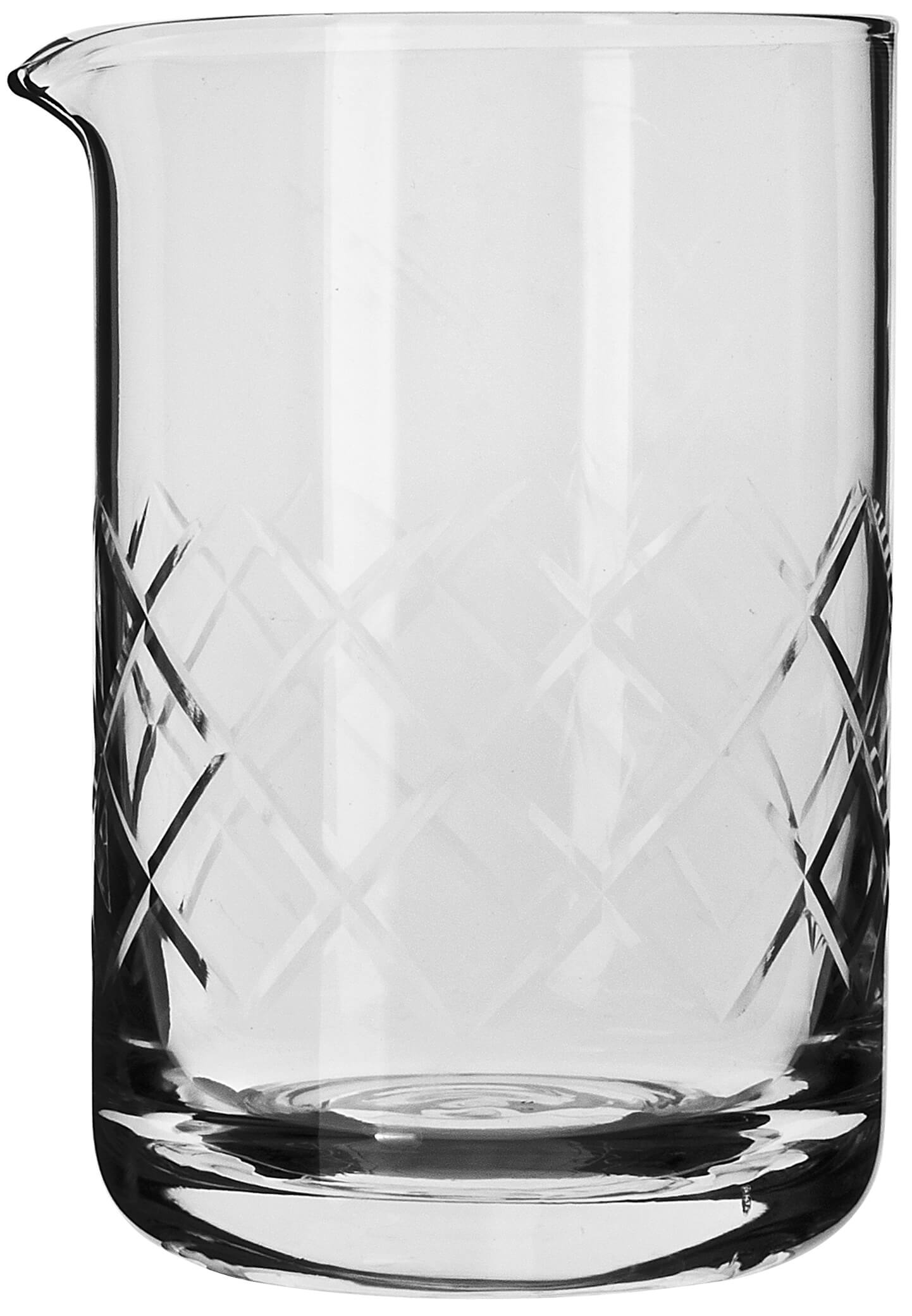 Mixing glass Diamond cut, seamless with pouring lip, Prime Bar - approx. 600ml