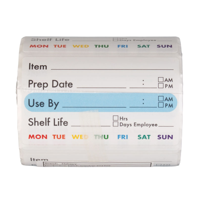 Food labels (300-sheet roll)